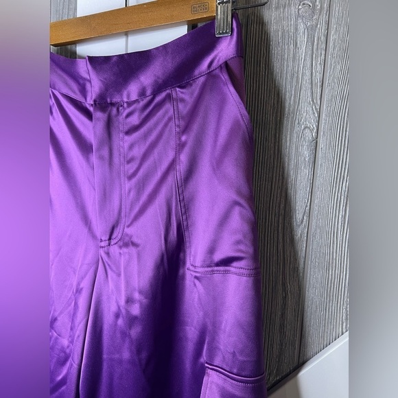 226. New House of Harlow 1960 Women’s Cargo Pants in Purple Size XS - Picture 11 of 11